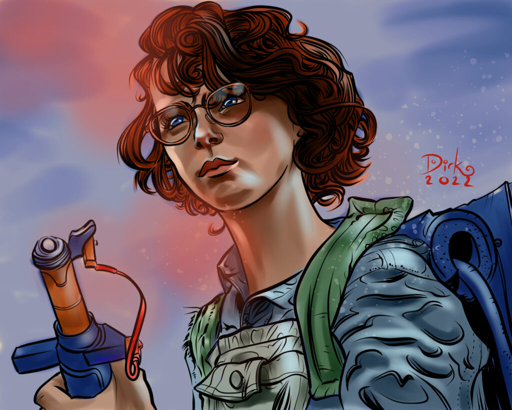 Phoebe from Ghostbusters Afterlife portrait by Dirk Hooper